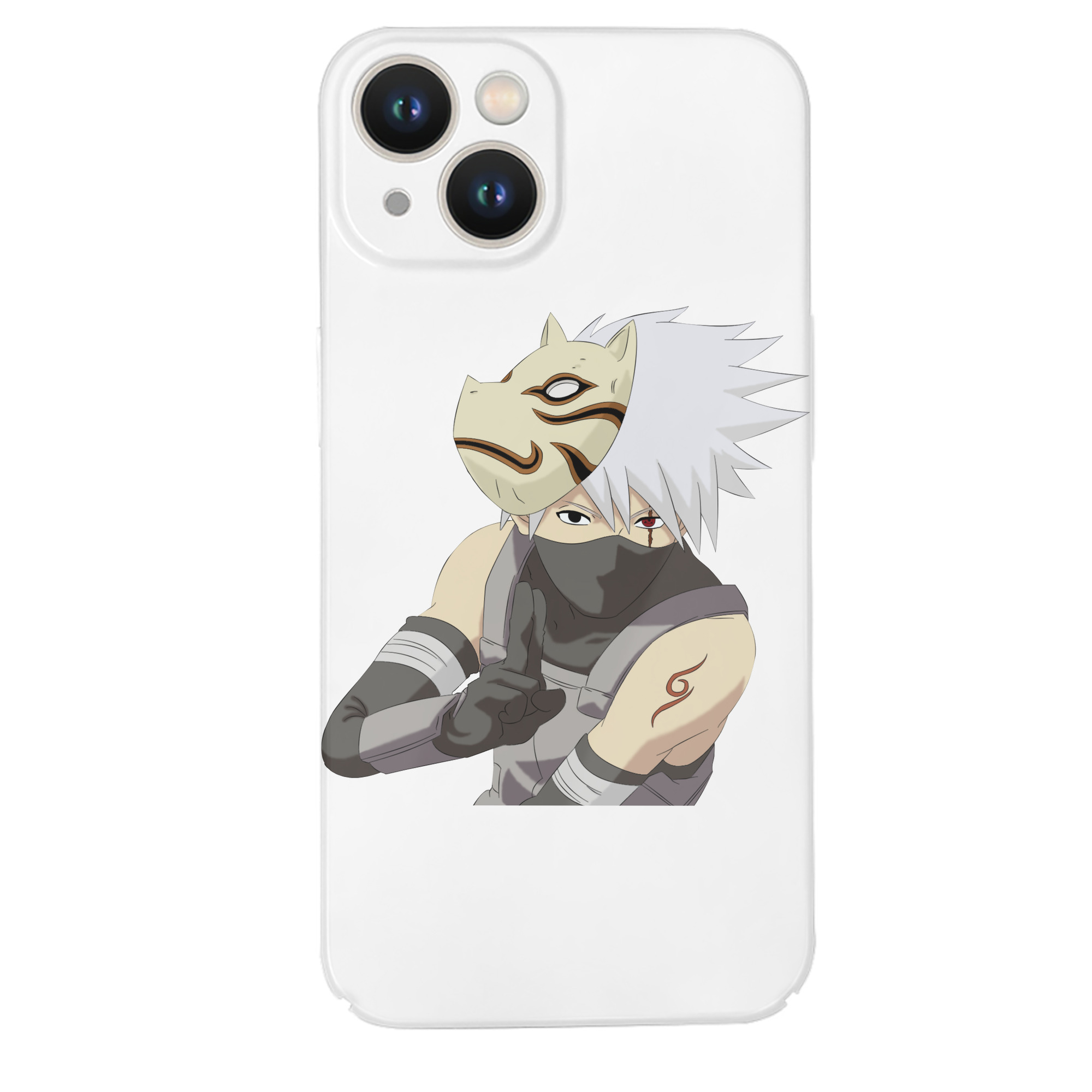 （画像用） NARUTO -ナルト- はたけ カカシ Hatake Kakashi 【iPhone 14シリーズ対応】ハードケース
